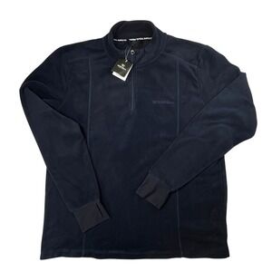 Baerskin Tactical Signature Fleece Pullover Navy Blue Mens XL 1/4 Zip 210gsm NWT